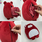 🧸 Teddy Blanket Plush Toy – 2 in 1 Soft Toy with Hidden Blanket ✨
