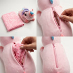 🧸 Teddy Blanket Plush Toy – 2 in 1 Soft Toy with Hidden Blanket ✨