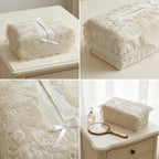 Elegant Embroidered Tissue Box Cover