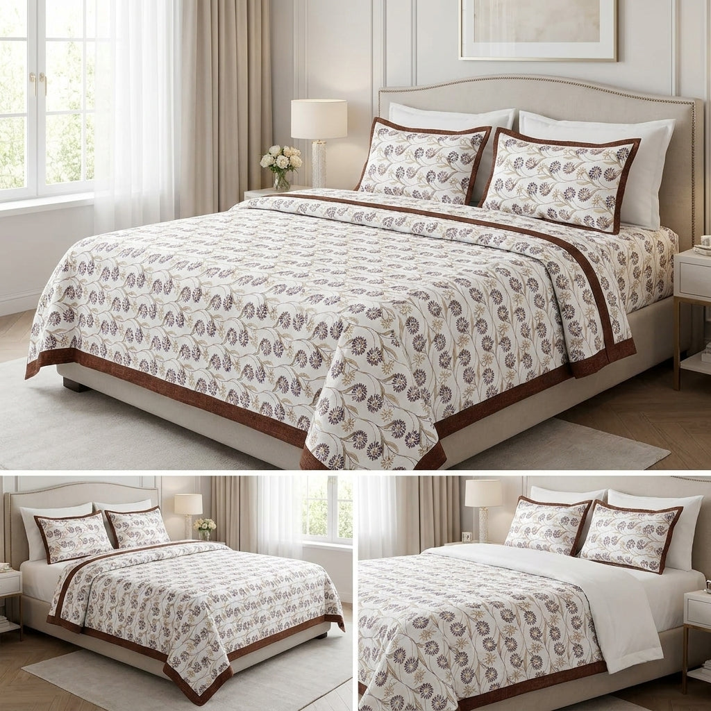 Premium Top Sheet Set – 90 x 100 Inches | Elegant Bedroom Collection