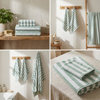 4 Piece Bath Towel Set – Super Absorbent & Quick Dry