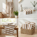 4 Piece Bath Towel Set – Super Absorbent & Quick Dry
