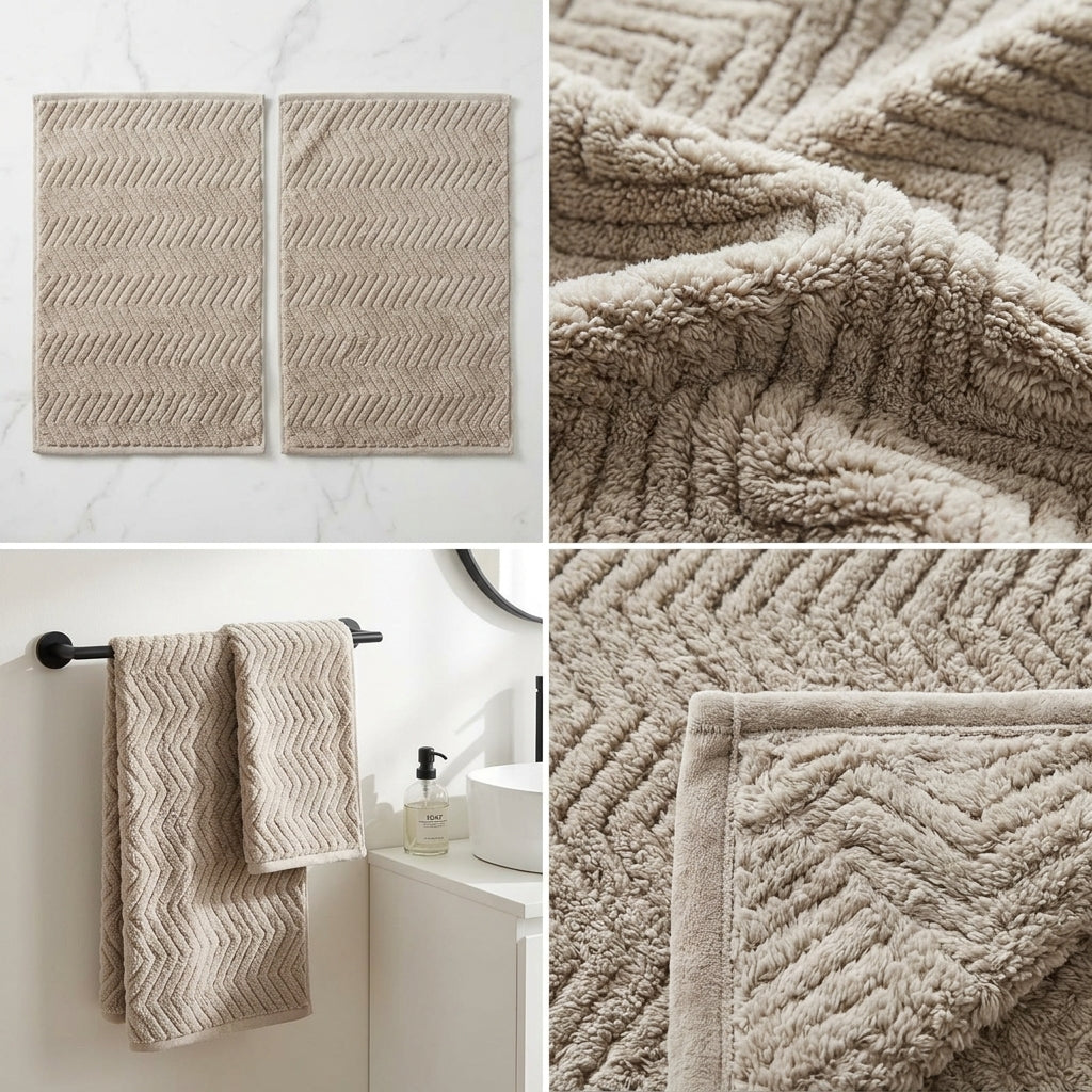 Premium Bamboo Towel Set – Set of 2