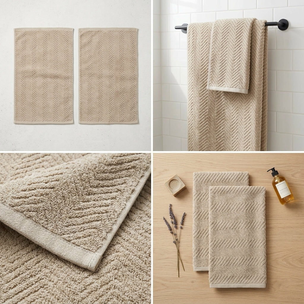 Premium Bamboo Towel Set – Set of 2