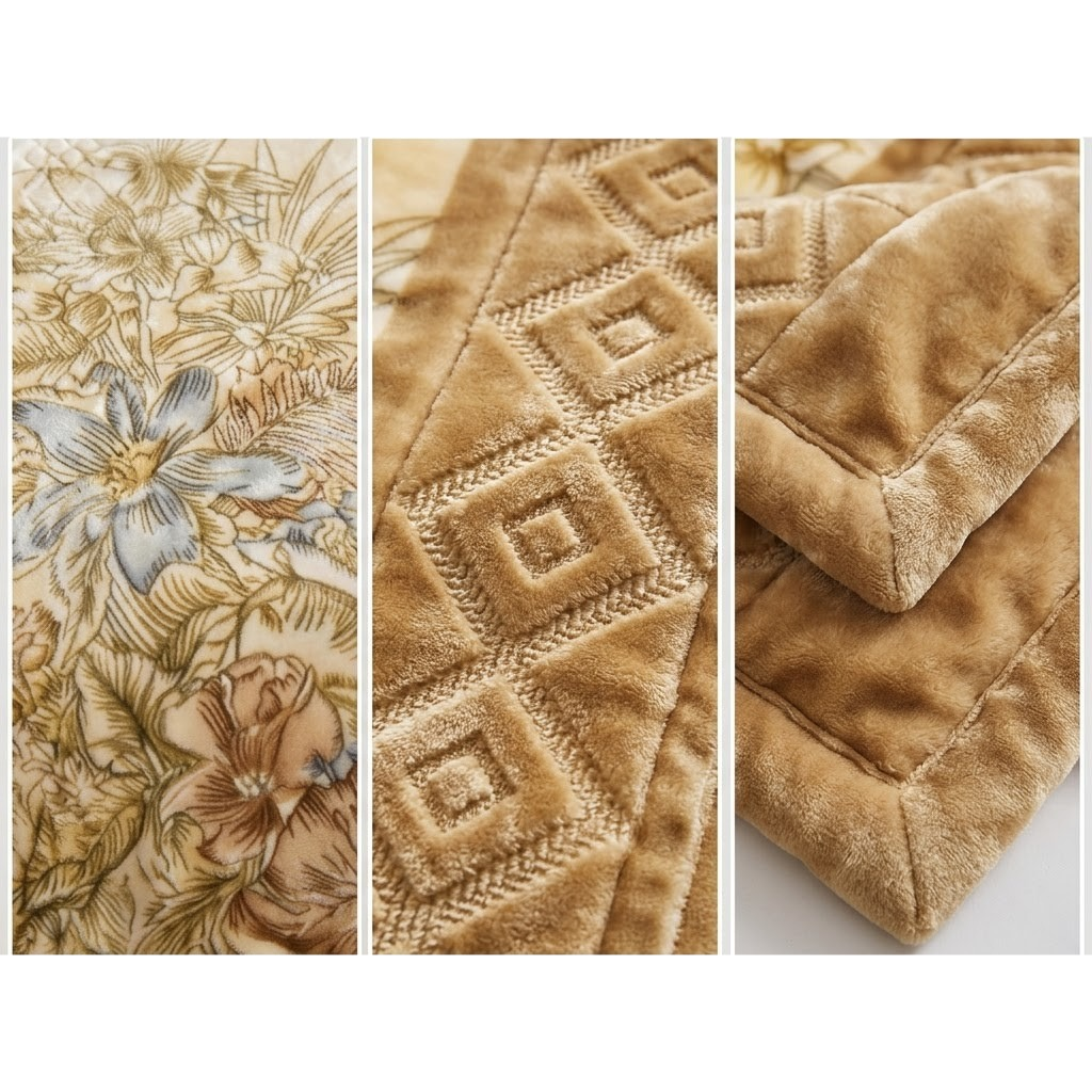 Premium 2 Layer Heavy Winter Blanket – Double Bed | Super Soft Designer Printed Blanket Code :- 55B325RKEH