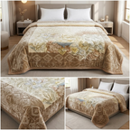 Premium 2 Layer Heavy Winter Blanket – Double Bed | Super Soft Designer Printed Blanket Code :- 55B325RKEH