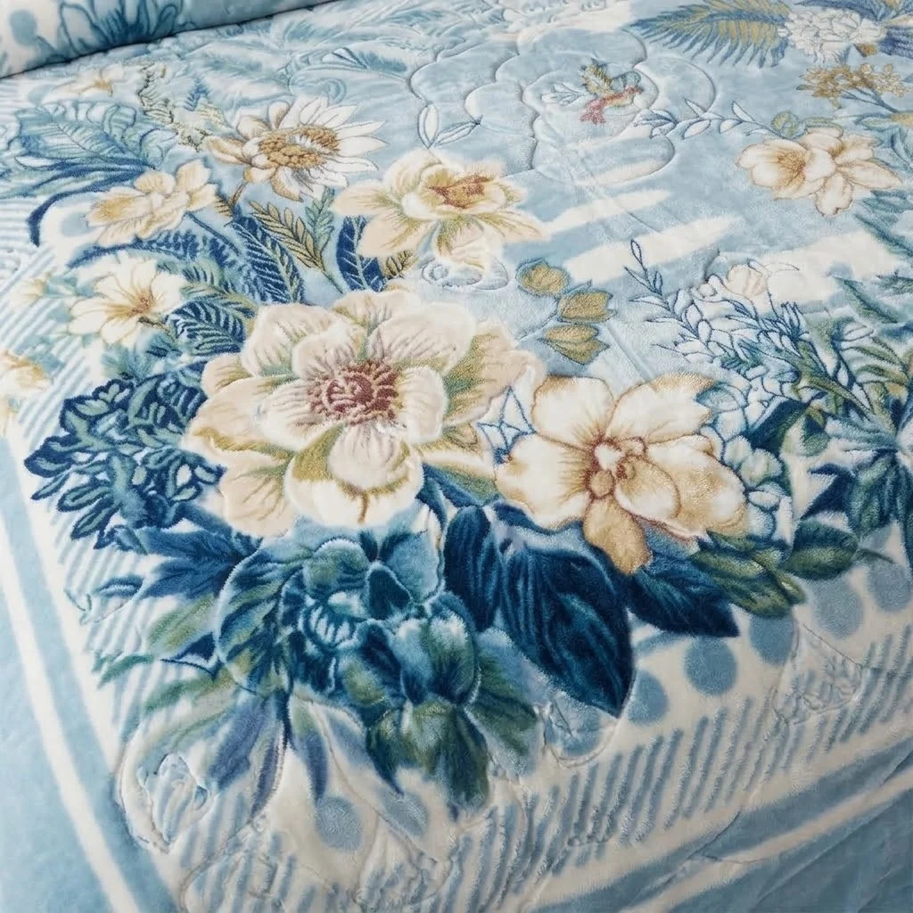 Premium 2 Layer Heavy Winter Blanket – Double Bed | Super Soft Designer Printed Blanket Code :- 55B325RKEH