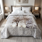 Premium 2 Layer Heavy Winter Blanket – Double Bed | Super Soft Designer Printed Blanket Code :- 55B325RKEH