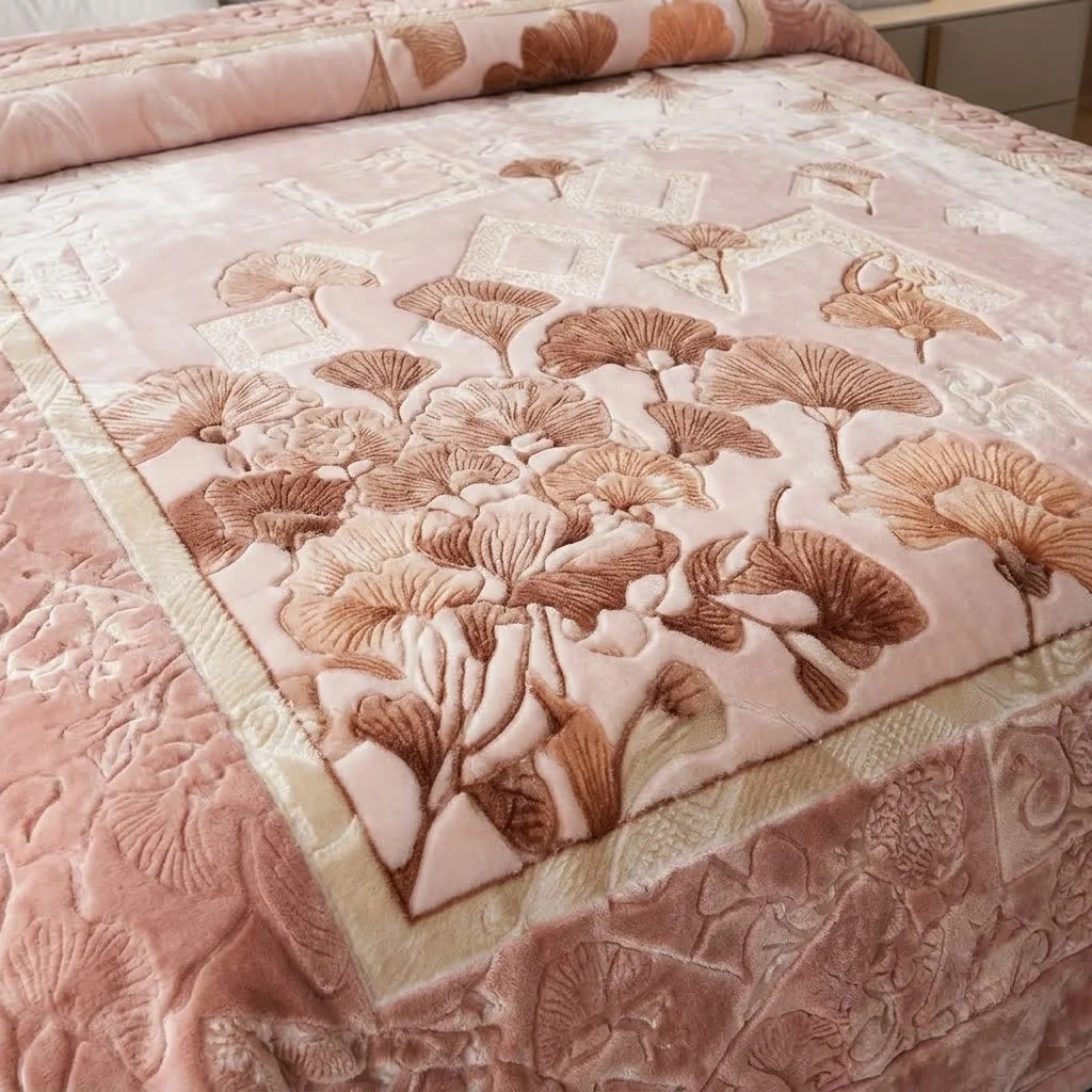 Premium 2 Layer Heavy Winter Blanket – Double Bed | Super Soft Designer Printed Blanket Code :- 55B325RKEH