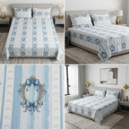 Designer Prints King Size Bedsheet | Micro Soft Cotton Size 108 By 108 Inch | Product Code :- 55B75RKEH