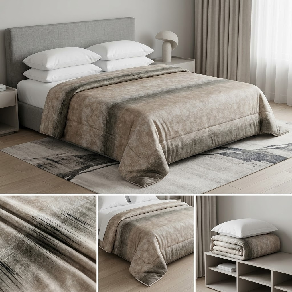 Soft & Cozy Tencel Fabric Double Bed Comforter – King Size