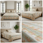 Designer Prints King Size Bedsheet | Micro Soft Cotton Size 108 By 108 Inch | Product Code :- 55B75RKEH