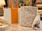 Luxury Floral Bedding Gift Box – 4 Piece Premium Bedsheet & Duvet Cover Set