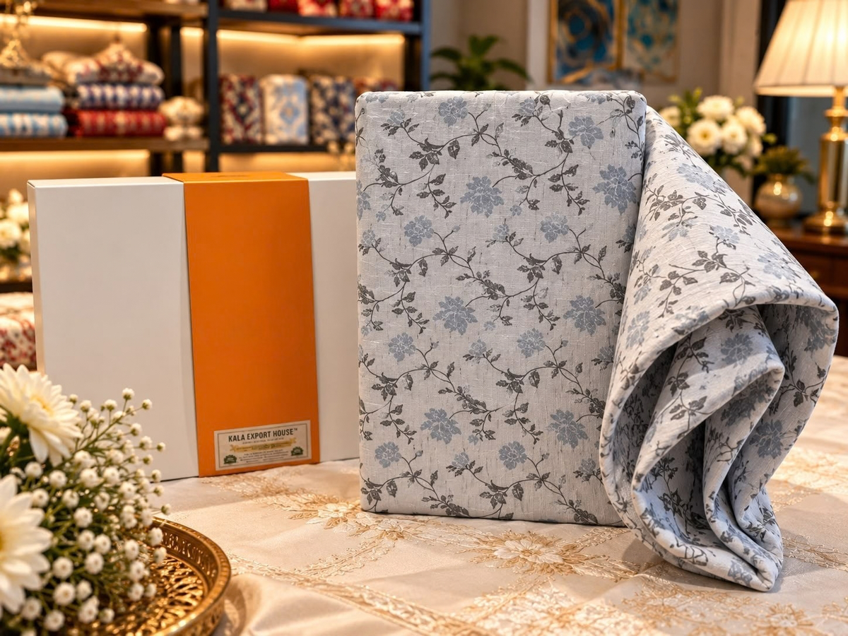 Luxury Floral Bedding Gift Box – 4 Piece Premium Bedsheet & Duvet Cover Set