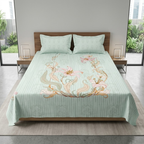 Designer Prints King Size Bedsheet | Micro Soft Cotton Size 108 By 108 Inch | Product Code :- 55B75RKEH