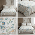 Designer Prints King Size Bedsheet | Micro Soft Cotton Size 108 By 108 Inch | Product Code :- 55B75RKEH