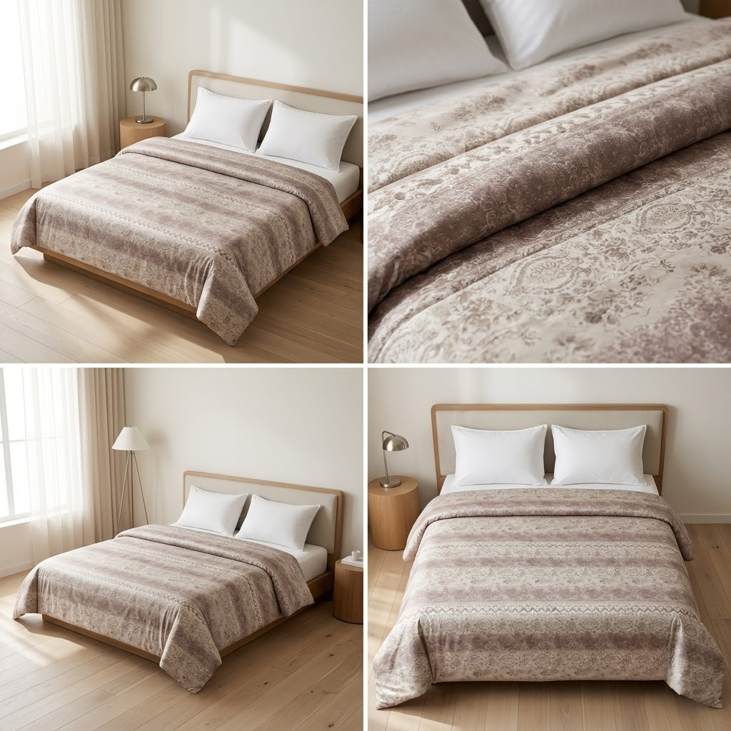 Soft & Cozy Tencel Fabric Double Bed Comforter – King Size
