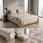 Designer Prints King Size Bedsheet | Micro Soft Cotton Size 108 By 108 Inch | Product Code :- 55B75RKEH