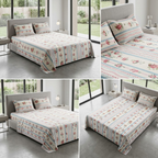 Designer Prints King Size Bedsheet | Micro Soft Cotton Size 108 By 108 Inch | Product Code :- 55B75RKEH
