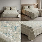 Designer Prints King Size Bedsheet | Micro Soft Cotton Size 108 By 108 Inch | Product Code :- 55B75RKEH