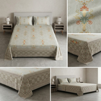Designer Prints King Size Bedsheet | Micro Soft Cotton Size 108 By 108 Inch | Product Code :- 55B75RKEH