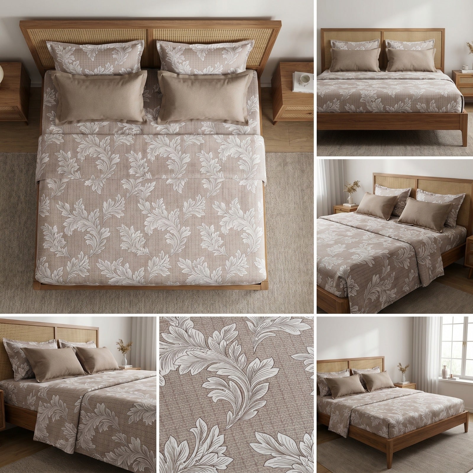 Luxury French Bedsheet With 4 Pillow Covers