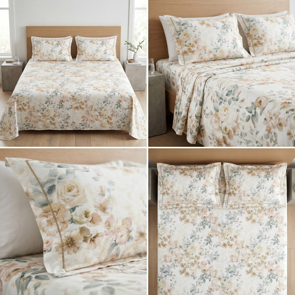 Premium 3-Piece King Size Bedsheet Set – 600 Thread Count (250 x 270 cm)