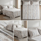 Premium 3-Piece King Size Bedsheet Set – 600 Thread Count (250 x 270 cm)