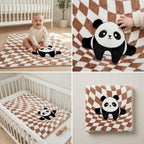 Plush Baby Blanket – 110 × 140 cm | Cute Cartoon Designs