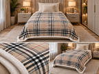 European Inspired Sherpa inside  Blanket –  Single Product Code :- 55B165RKEH