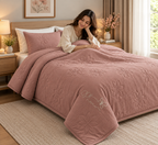 Soft Cotton AC Comforter with Swarovski Butterfly Design- King Size Product Code :- 55B135RKEH