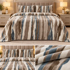 Ultra Soft Velvet Winter Bedsheet Set – Double Bed 3 Pcs