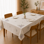 Crown & Loom Embroidered Dining Table Cover – 6 Seater (60 x 90 Inch) Product Code :-55B175RKEH
