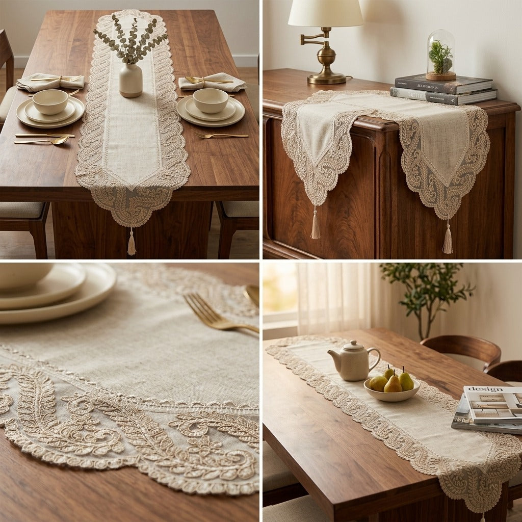 Luxury Premium Turkish Table Runner (70 x 16 Inches)