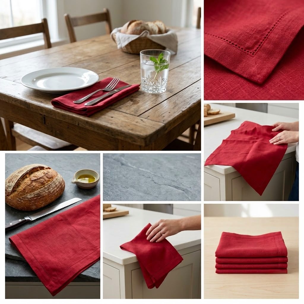 Everyday Luxe Solid Kitchen Napkin – 1 Pc