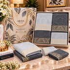 Cloudelle Luxe Bath Towel Gift Set – 4 Pcs