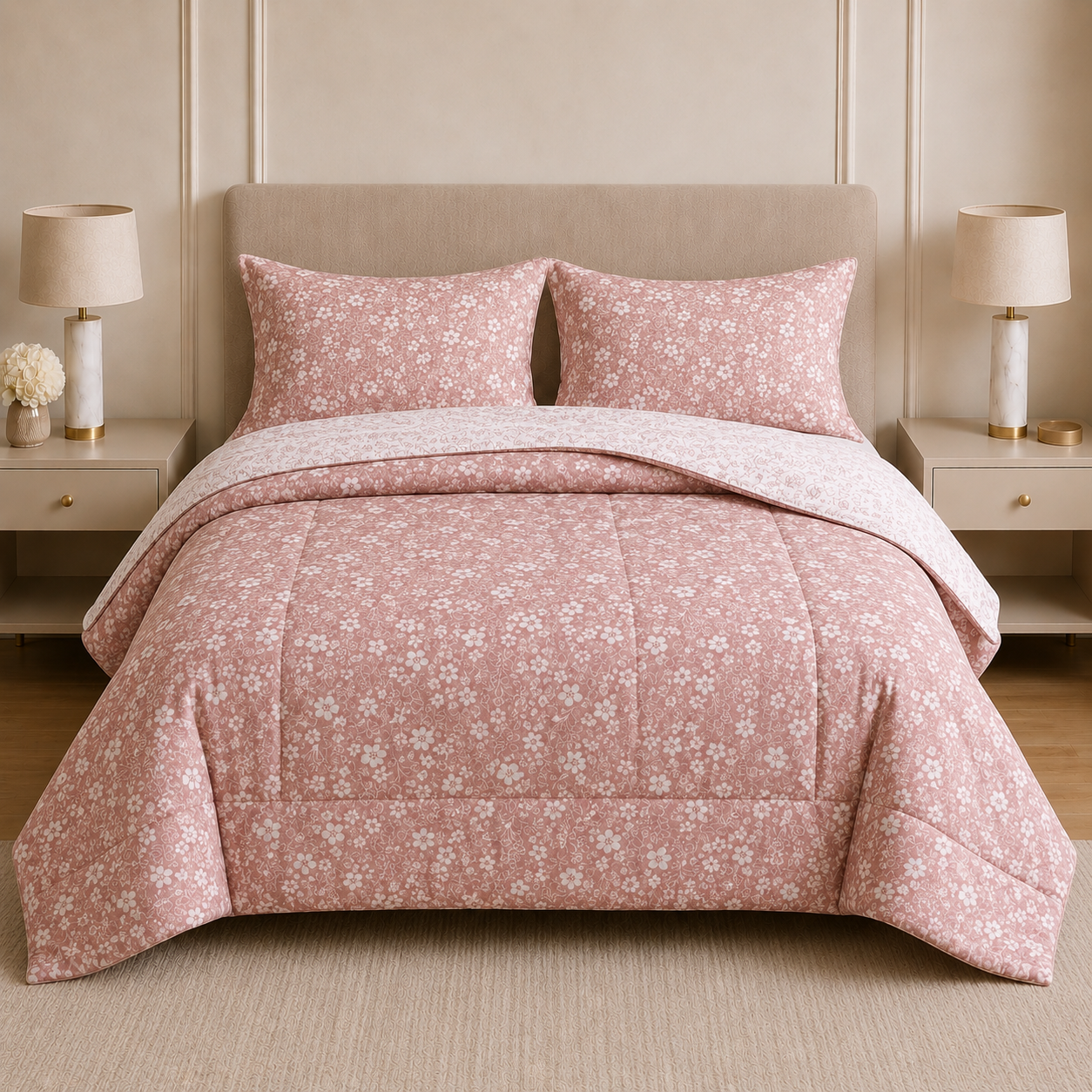 ✨ Imperial Dreams 4 Piece Designer Comforter Set – Soft, Elegant & Cozy Luxury ✨