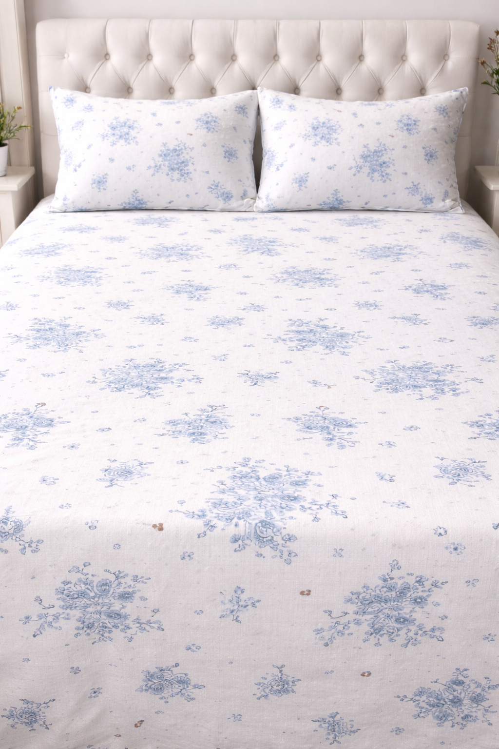 Printed Bedsheets - Pure Ribbed Cotton