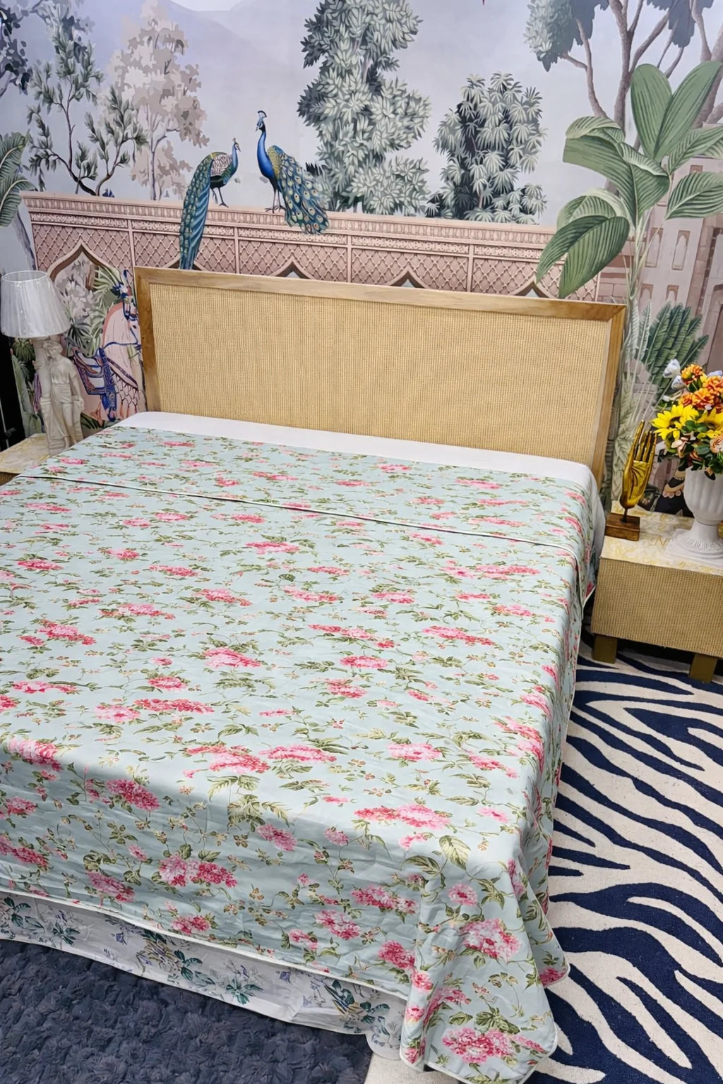 Mulmul Dohar – Pure Muslin Cotton Double Bed(300+ Thread Count) Product Code :- 55B129RKEH