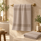Luxe Waffle Terry Cotton Hand Towel – 40 × 60 CM | Textured Everyday Towel