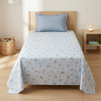 Premium Kids Cartoon Printed Single Bedsheet Set – 100 % Pure Cotton