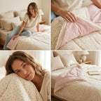 Lavender Cottage Reversible Comforter – Double Bed 230 × 250 CM