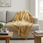 ✨ Khadi Sofa Throw – Handcrafted Elegance for Your Living Space ✨
