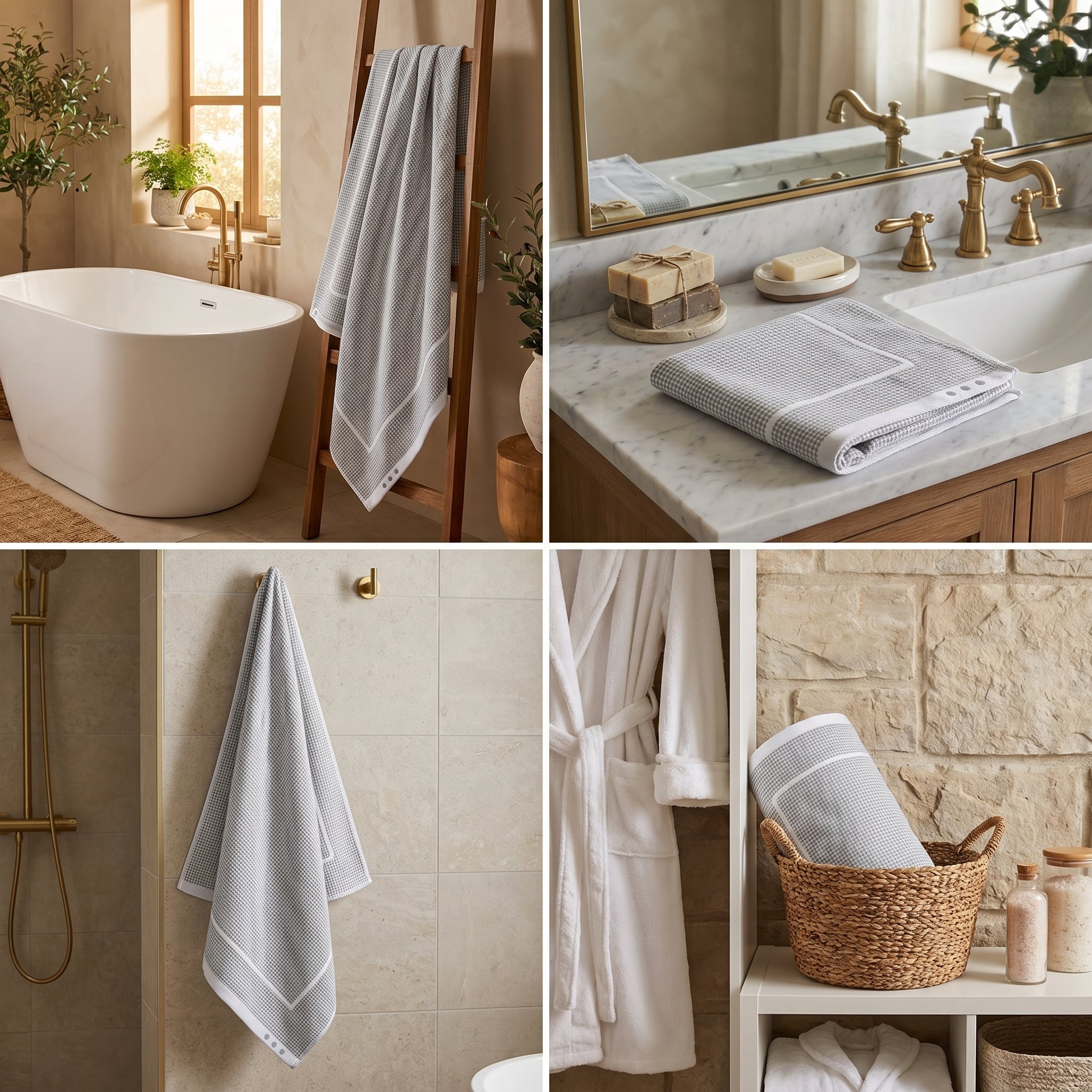 Soft & Absorbent Hand Towel – 35 × 75 cm