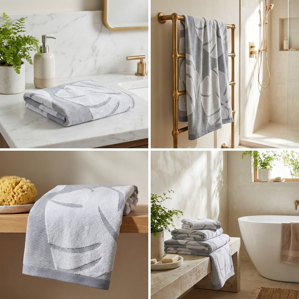 Super Absorb Cotton Bath Towels – 55 x 28 Inches