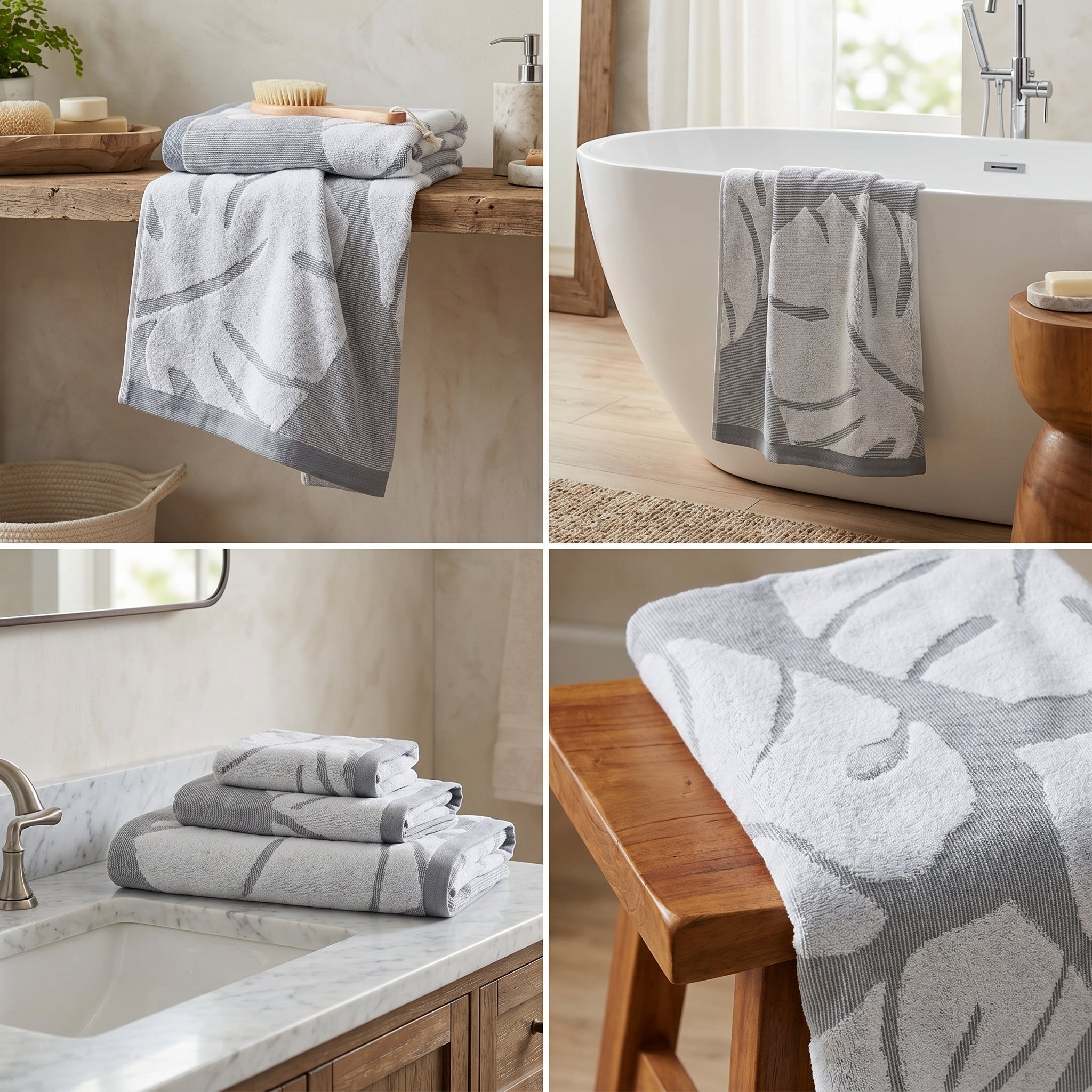 Super Absorb Cotton Bath Towels – 55 x 28 Inches