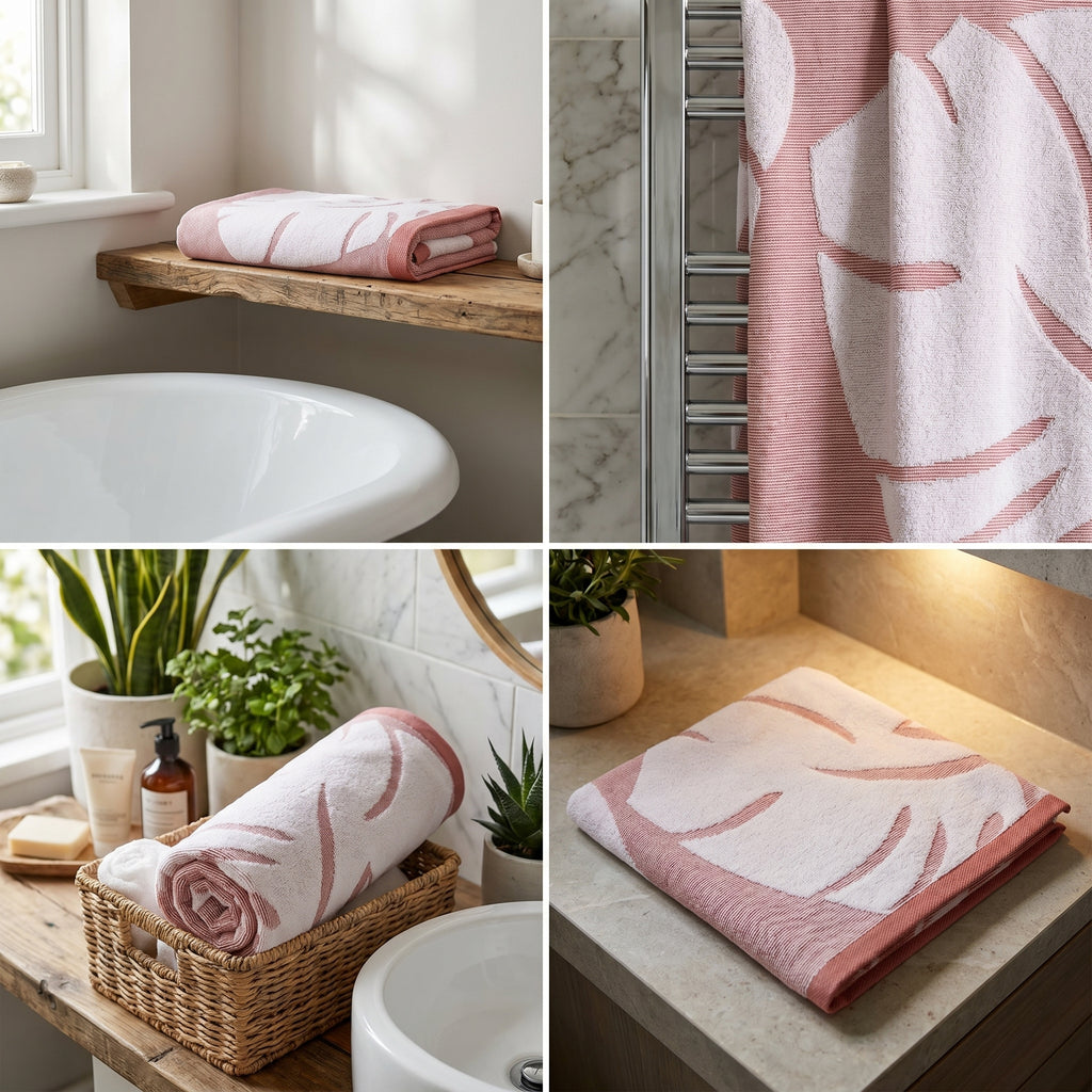Pure Cotton Bath Towels – 55 x 28 Inches