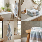 Premium Cotton Bath Towels – 55 x 28 Inches