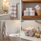 Premium Cotton Bath Towels – 55 x 28 Inches