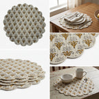 Polka Dot Quilted Placemat – 14" x 14"